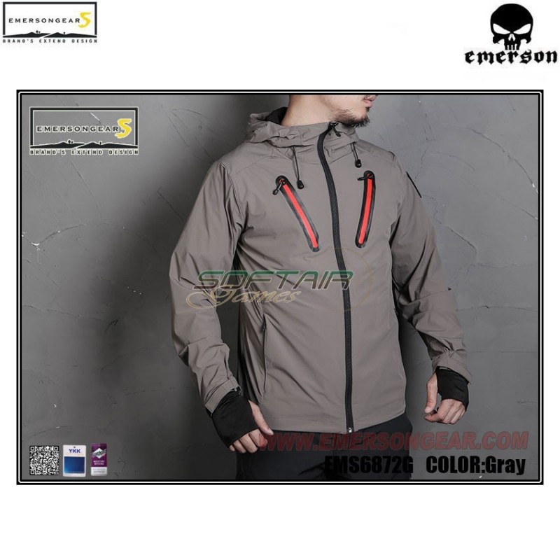 Hattori skin windbreaker gray emerson (ems6872g) Hattori skin windbreaker gray emerson (ems6872g)