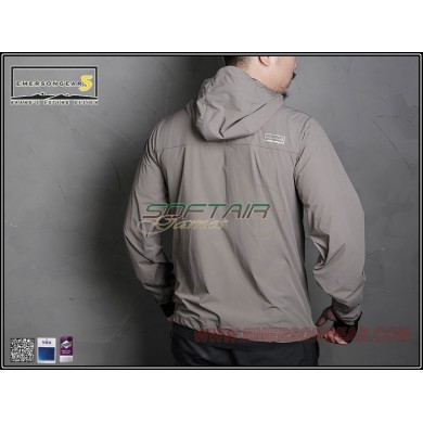 Giacca hattori skin windbreaker gray emerson (ems6872g)