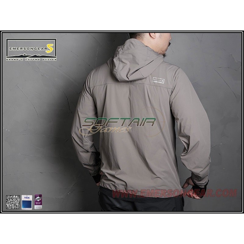 Hattori skin windbreaker gray emerson (ems6872g) Hattori skin windbreaker gray emerson (ems6872g)