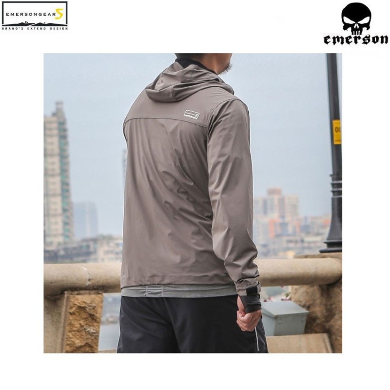Giacca hattori skin windbreaker gray emerson (ems6872g) Giacca hattori skin windbreaker gray emerson (ems6872g)