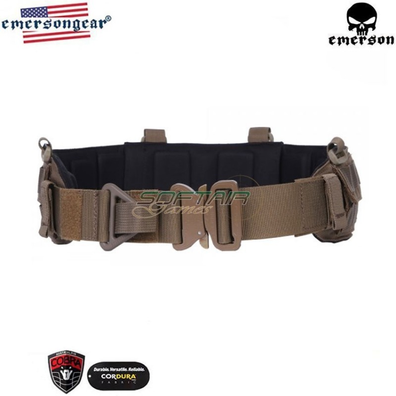 Cobra battle cinturone molle blue label coyote brown emerson (emb9392cb)