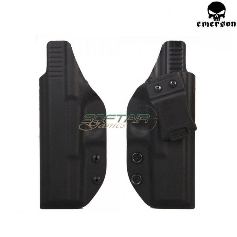 Appendix style rigid holster for glock series emerson (em6192)