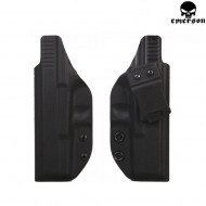 Appendix style rigid holster for glock series emerson (em6192)