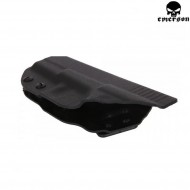 Appendix style rigid holster for glock series emerson (em6192)