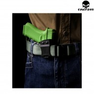 Fondina rigida appendix style black per serie glock emerson (em6192)