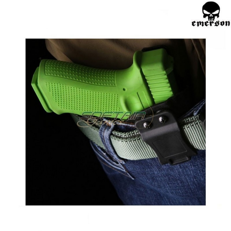 Appendix style rigid holster for glock series emerson (em6192)