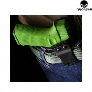 Appendix style rigid holster for glock series emerson (em6192)