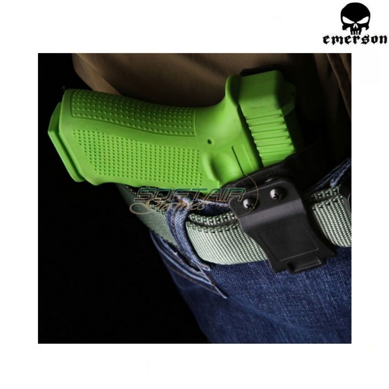 Appendix style rigid holster for glock series emerson (em6192)