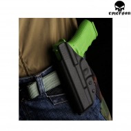 Appendix style rigid holster for glock series emerson (em6192)