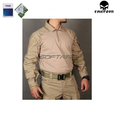Tactical g3 combat shirt khaki emerson (em9422kh)