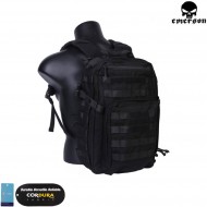 21 litre city slim backpack black emerson (em5803-b)