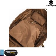 21 litre city slim backpack coyote brown emerson (em5803-cb)