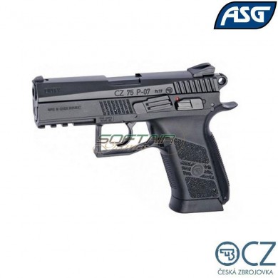 Co2 pistol cz75 p-07 duty metal black asg (asg-16720)