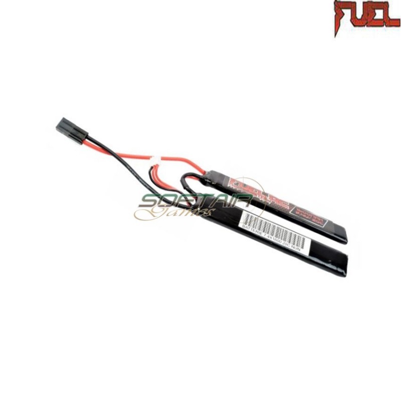 Lipo battery tamiya 7.4x1600 20c cqb type fuel rc (fl-7.4x1600-cqb)