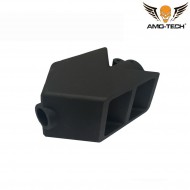 Flash hider black barret type amo-tech® (amt-92-bk)