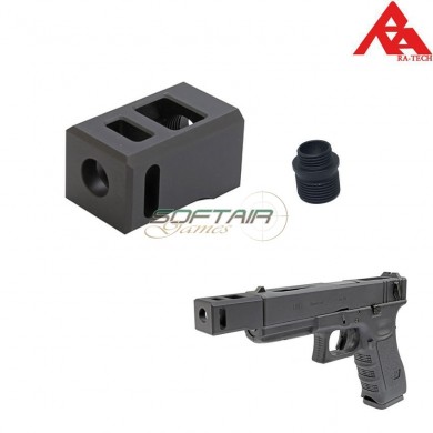 Suppressor for glock we cnc black esd ra-tech (rt-at-g-esd021-bk)