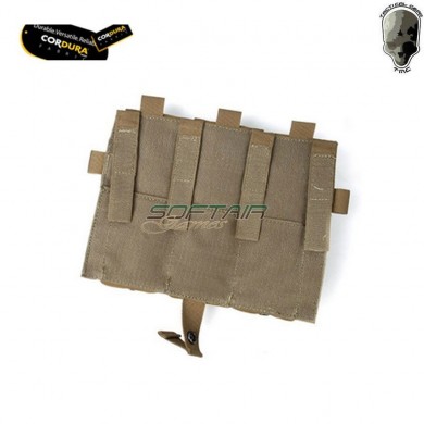 Pannello triplo caricatori m4 per avs/jpc coyote brown tmc (tmc-3153-cb)