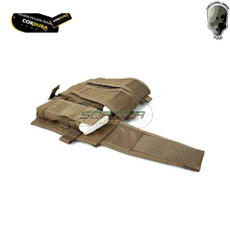 Pannello triplo caricatori m4 per avs/jpc coyote brown tmc (tmc-3153-cb)