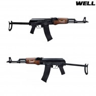 Fucile a gas gbb scarrellante full metal ak74u well (g74c) Fucile a gas gbb scarrellante full metal ak74u well (g74c)