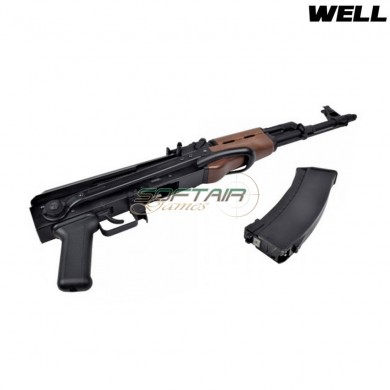 Gas gbb blowback rifle full metal ak74u well (g74c)