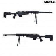 Fucile a molla sniper 4418 black con bipiede well (mb4418b) Fucile a molla sniper 4418 black con bipiede well (mb4418b)