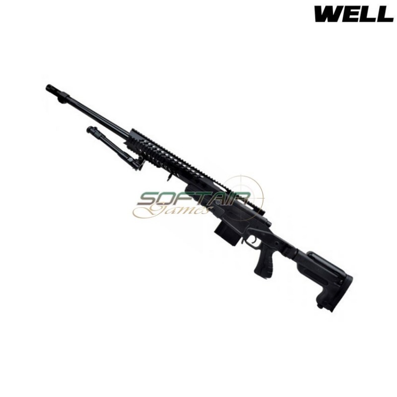Spring rifle sniper 4418 black with bipod well (mb4418b)