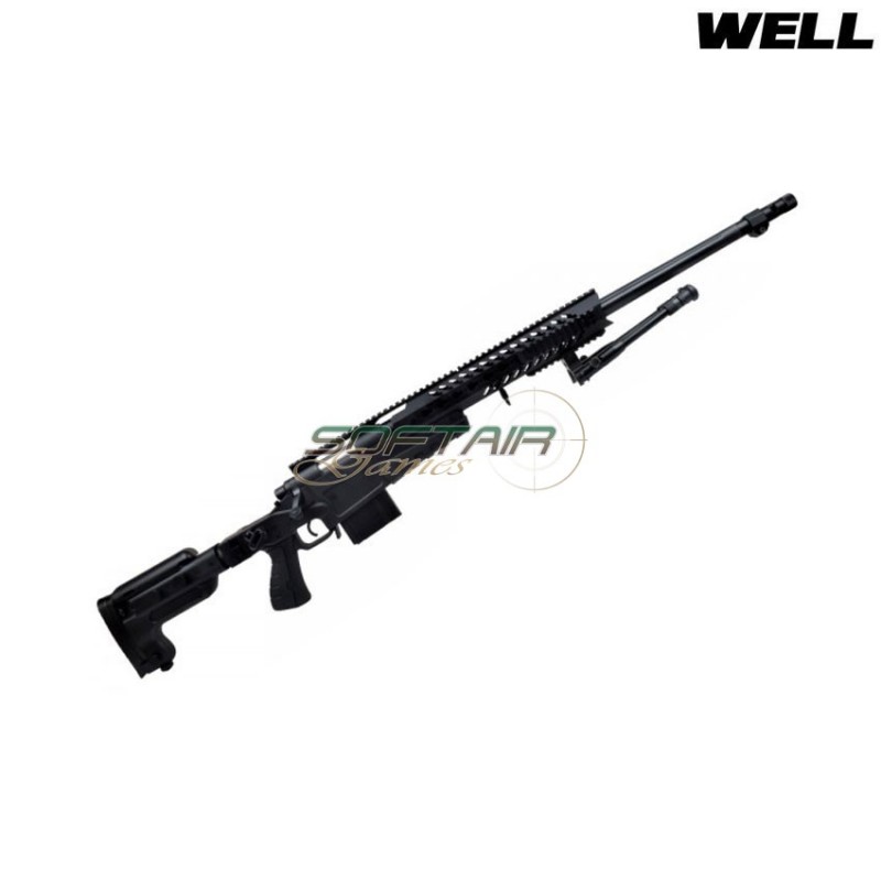 Spring rifle sniper 4418 black with bipod well (mb4418b)
