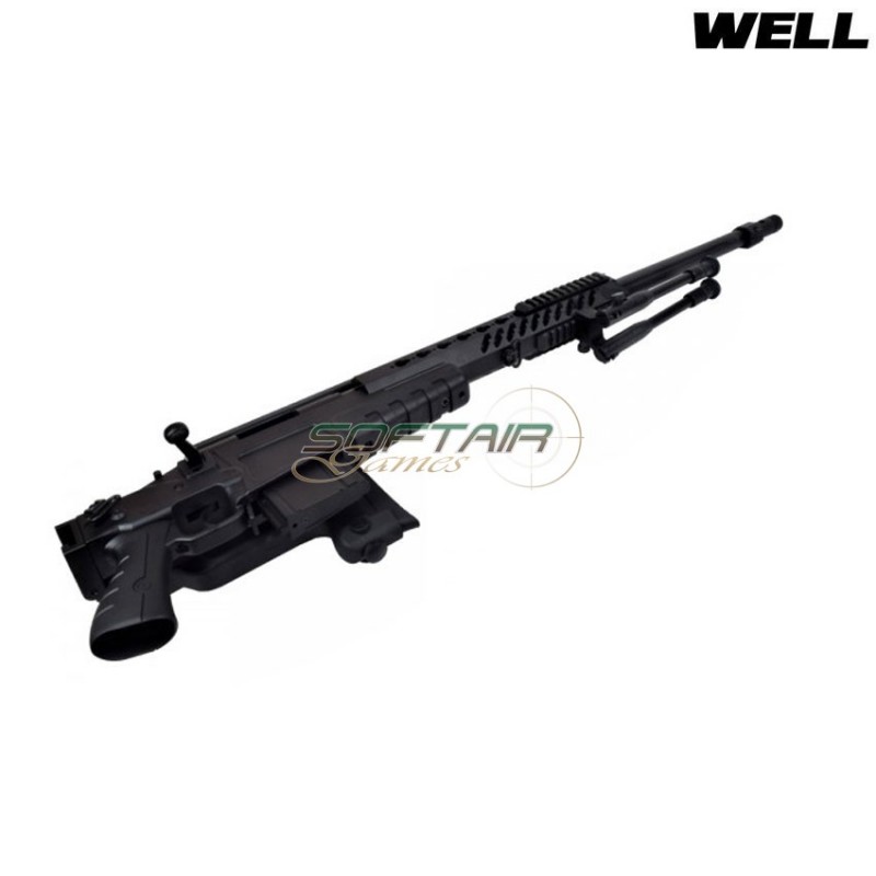 Fucile a molla sniper 4418 black con bipiede well (mb4418b) Fucile a molla sniper 4418 black con bipiede well (mb4418b)