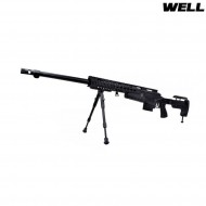 Spring rifle sniper 4418 black with bipod well (mb4418b)