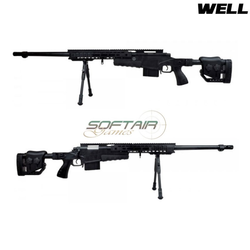 Fucile a molla sniper 4419 black con bipiede well (mb4419b) Fucile a molla sniper 4419 black con bipiede well (mb4419b)