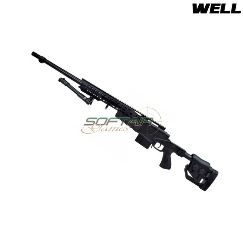 Spring rifle sniper 4419 black with bipod well (mb4419b)