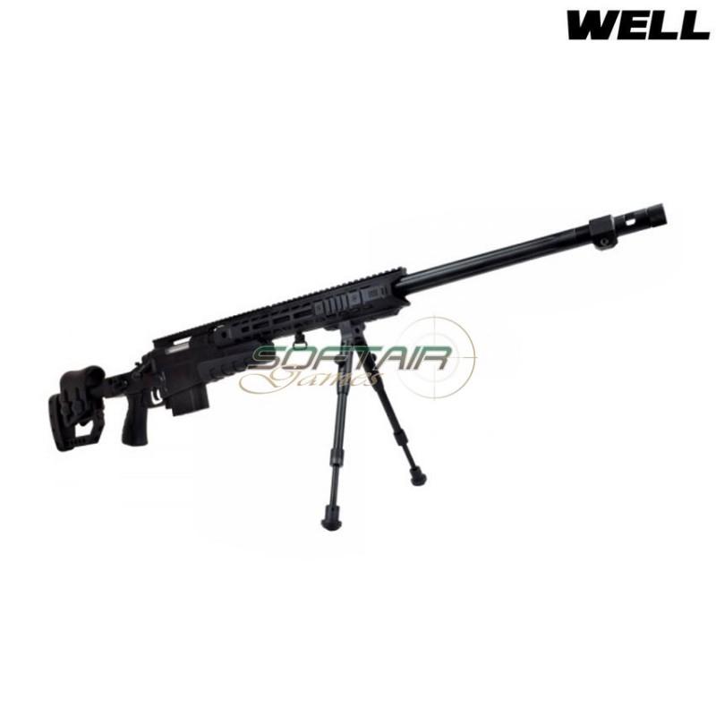 Fucile a molla sniper 4419 black con bipiede well (mb4419b) Fucile a molla sniper 4419 black con bipiede well (mb4419b)