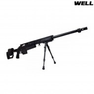 Spring rifle sniper 4419 black with bipod well (mb4419b)