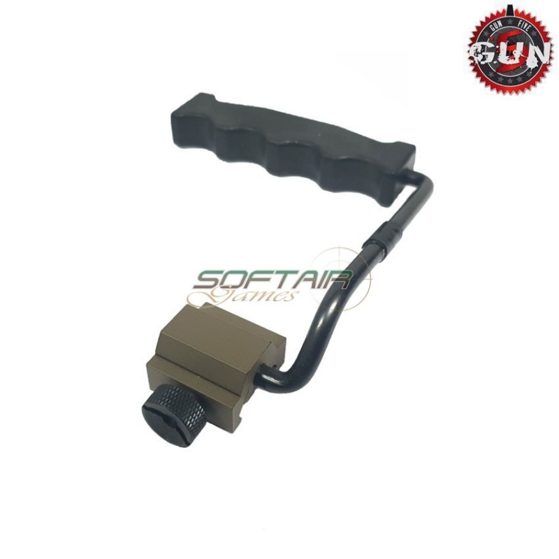 Dark earth tactical handle for rail 20mm gun five (gf-19-de)