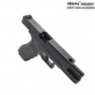 Gas gbb pistol glock 17 g17 gen.3 black polymer slide army™ armament® (arm-110847)