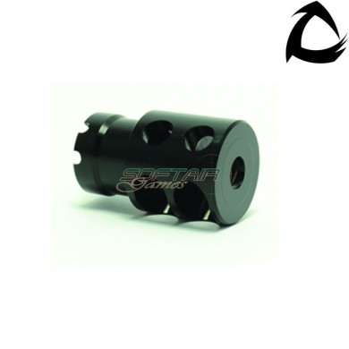 Flash Hider Type A Dsm2 Black For Ak74 Core Airsoft Italy (cai-dsm2-a)
