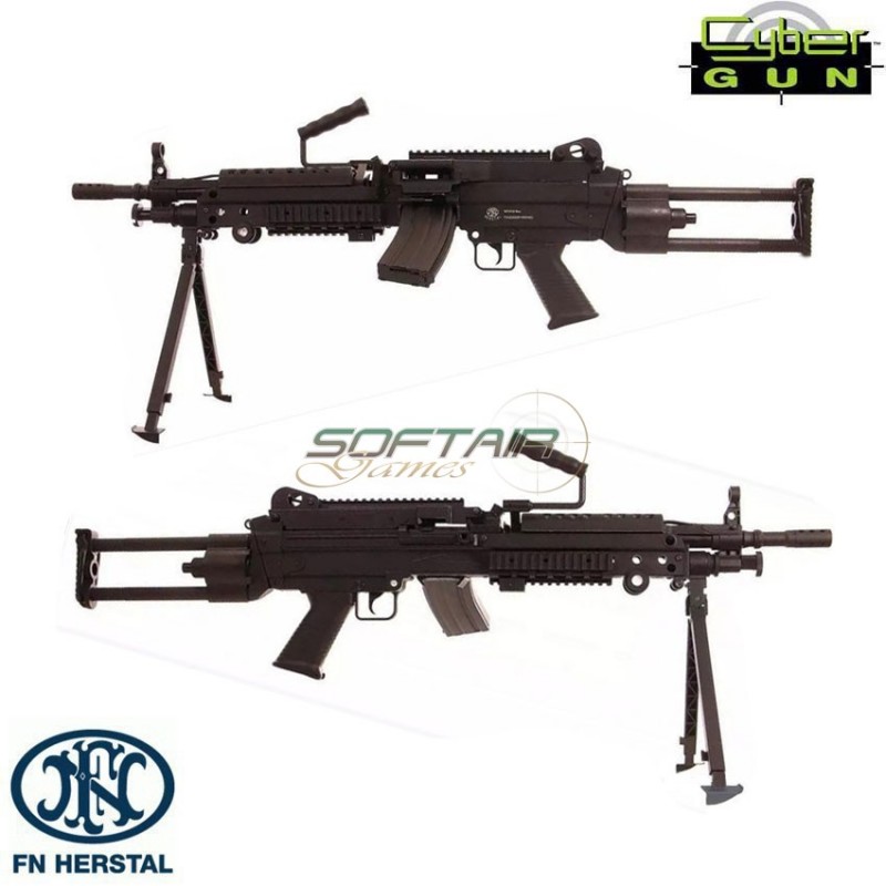 Electric machine gun m249 fn herstal para sportline black cybergun (200814-eu)