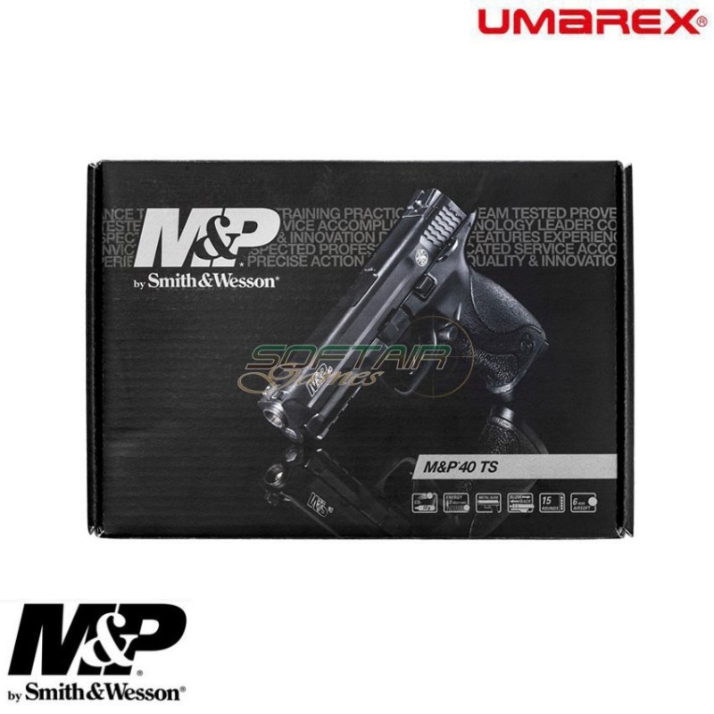 Pistola a co2 s&w m&p 40 ts black umarex (um-2.6448)
