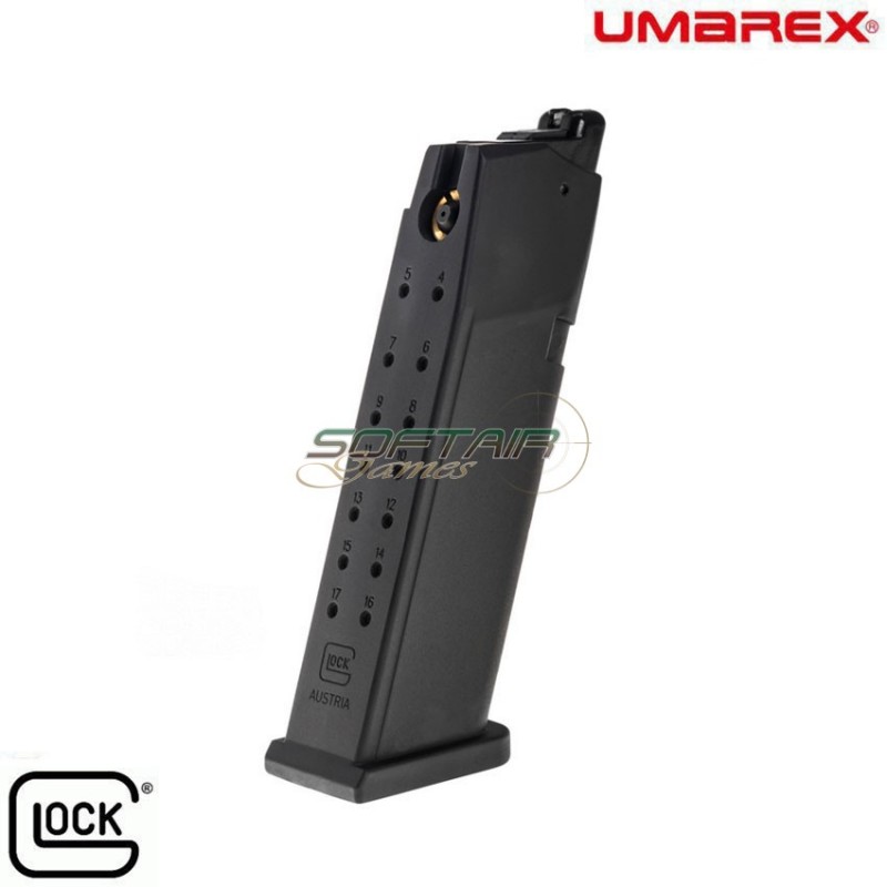 Co2 magazine 17bb black for glock 17 gen.4 umarex (um-2.6434.1)