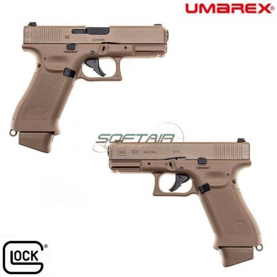 Co2 pistol glock 19X flat dark earth umarex (um-30618)