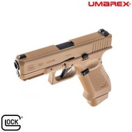 Pistola a co2 glock 19X flat dark earth umarex (um-30618)