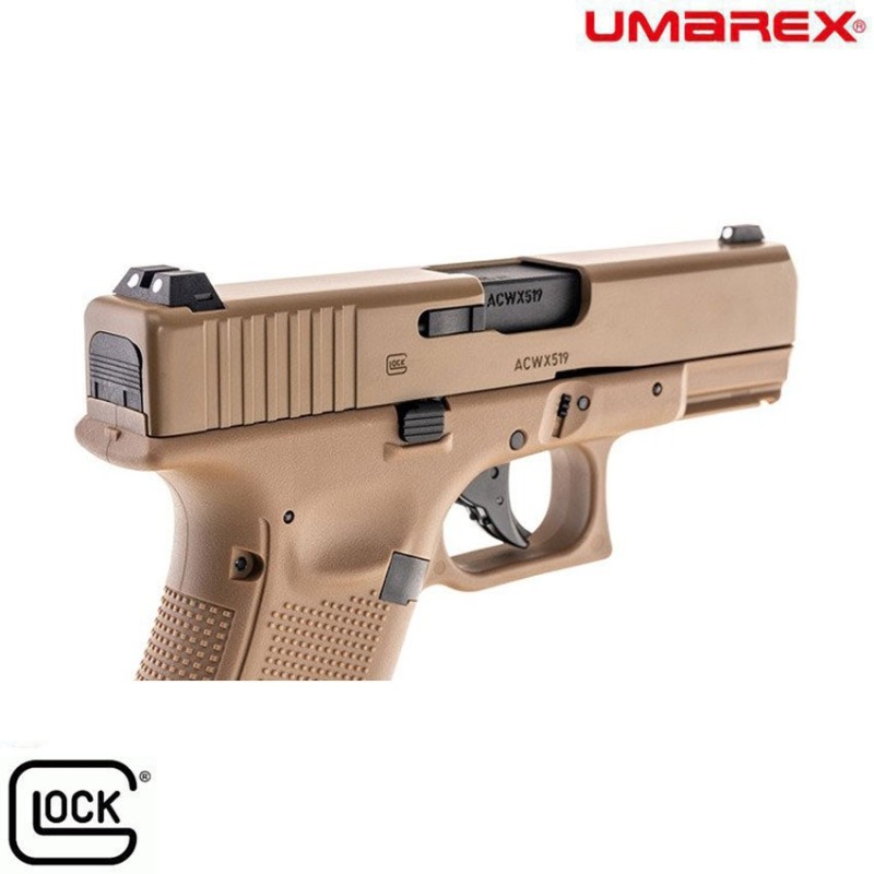 Umarex 🔫 Glock 19X CO2 GBB - Coyote Brown