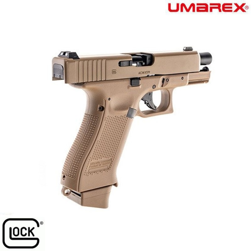 Pistola a co2 glock 19X flat dark earth umarex (um-30618)