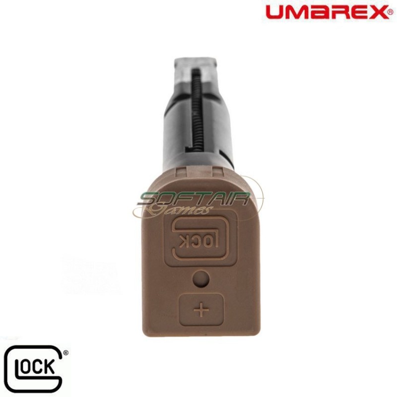 Caricatore co2 14bb bk/fde per glock 19x umarex (um-30624)