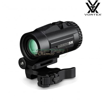 Micro 3x magnifier black vortex (vo-vx-v3xm)