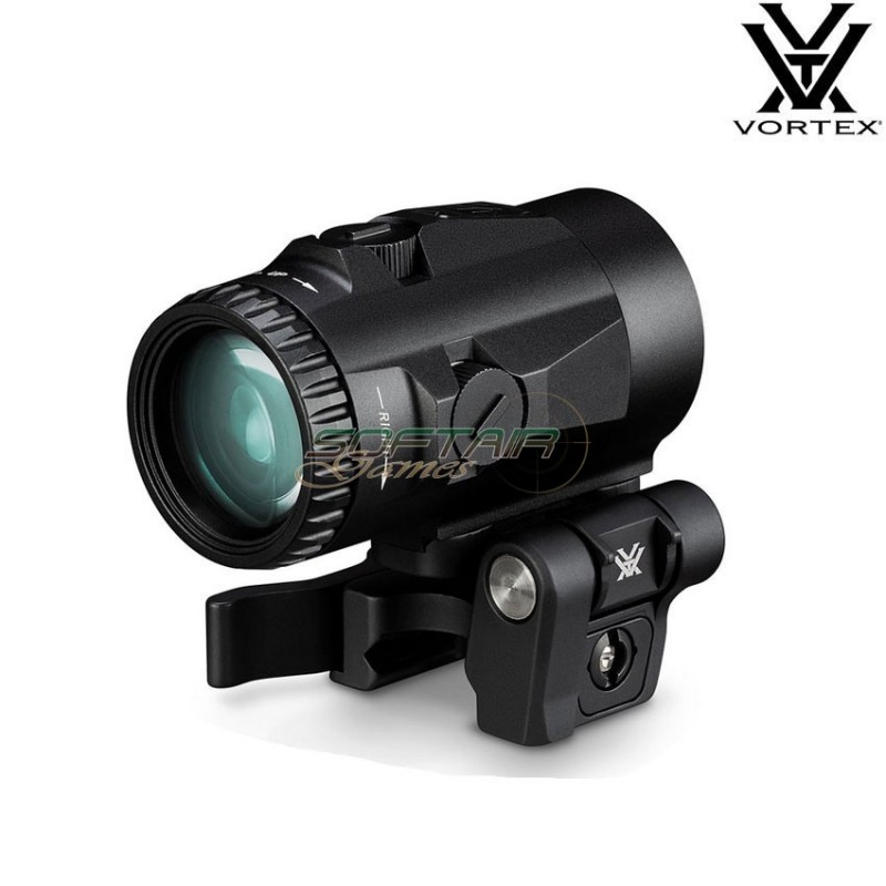 Micro 3x magnifier black vortex (vo-vx-v3xm) - Softair Games