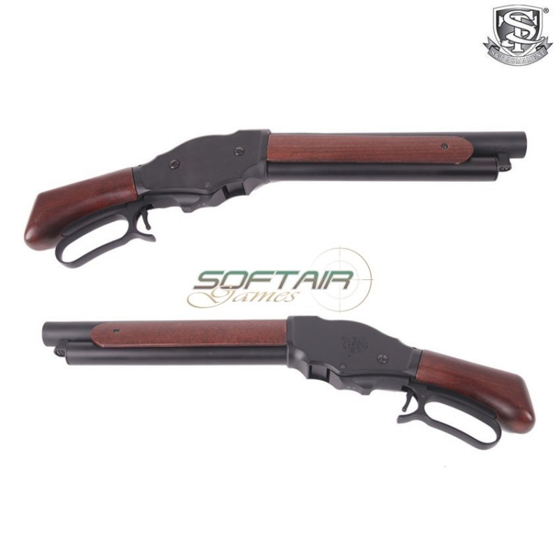 Gas Rifle M1887 Shell Ejecting Shot Real Wood S&t (st-1887wc)