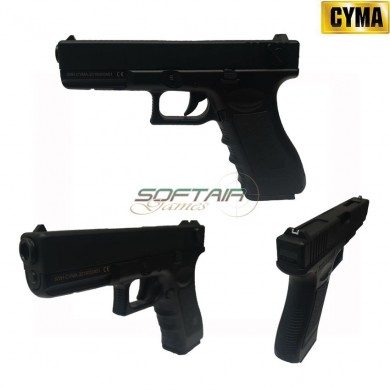 Pistola elettrica glock g18c black aep full set mosfet version cyma (cm-cm030up)