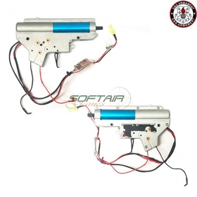 Gearbox w/speed trigger reinforced complete etu back wires m4/m16 g&g (gg-87)