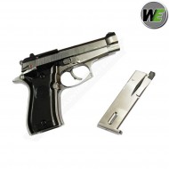 Gas pistol m84 cheetah full metal chrome stainless we (we-1039)